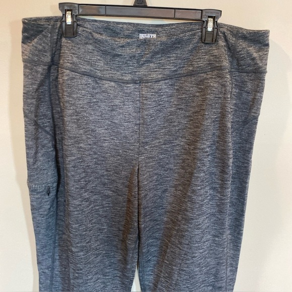 Duluth Trading Charcoal Grey Leggings Size XL x 29 Pull On Stretch - Picture 2 of 7